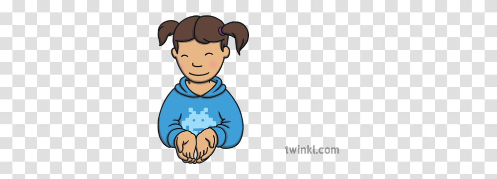 Girl Holding Out Cupped Hands 02 People Kid Holding Out Hands Clipart, Clothing, Person, Female, Arm Transparent Png