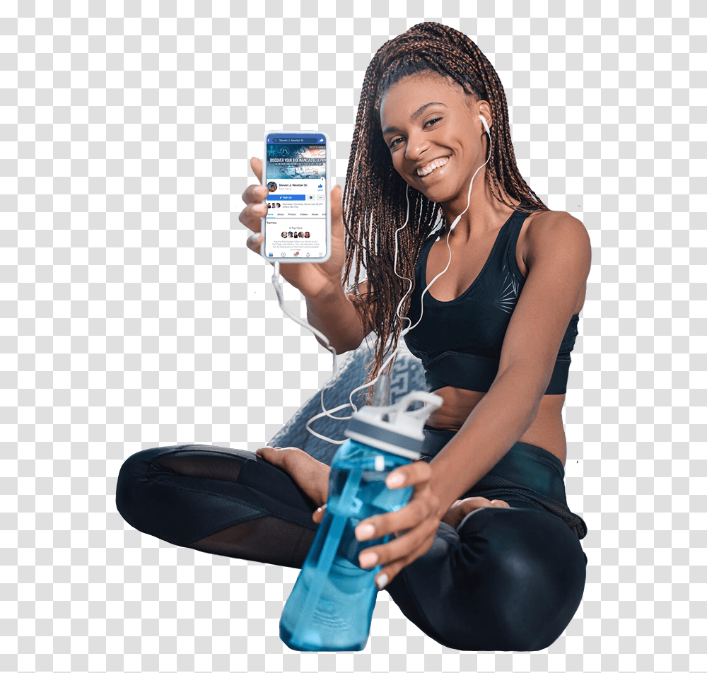 Girl Holding Phones, Mobile Phone, Electronics, Person, Female Transparent Png