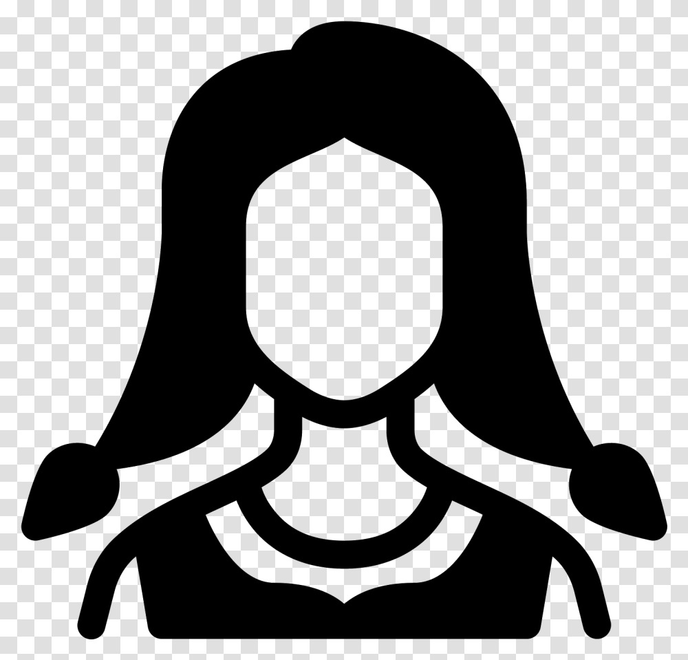 Girl Icon Girl Icon White, Gray, World Of Warcraft Transparent Png