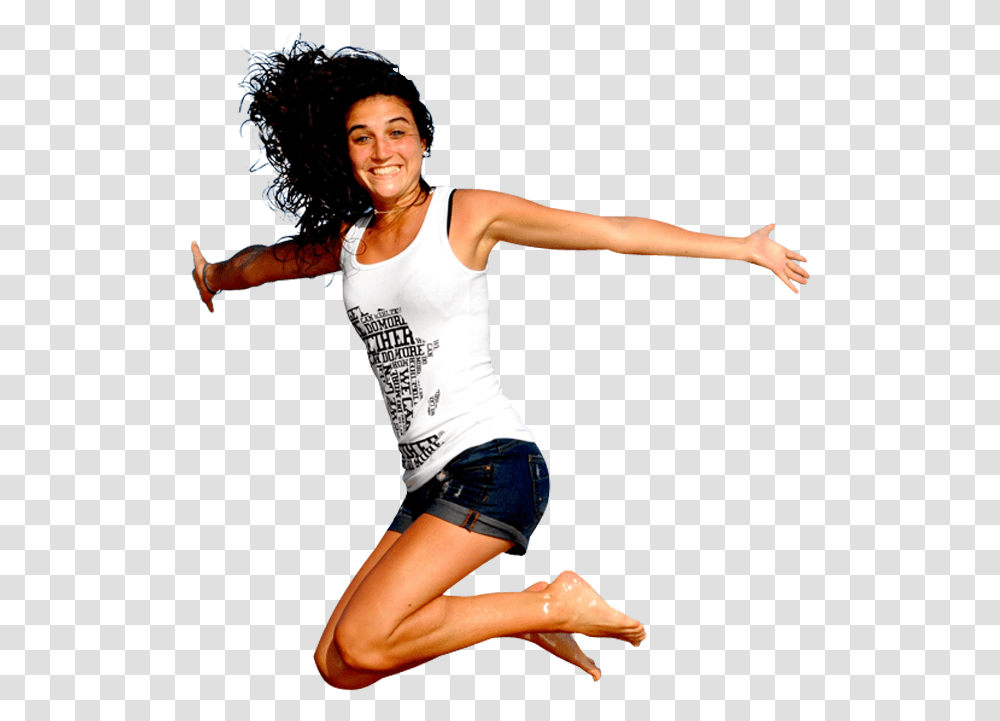 Girl Jumping, Dance Pose, Leisure Activities, Hair, Person Transparent Png