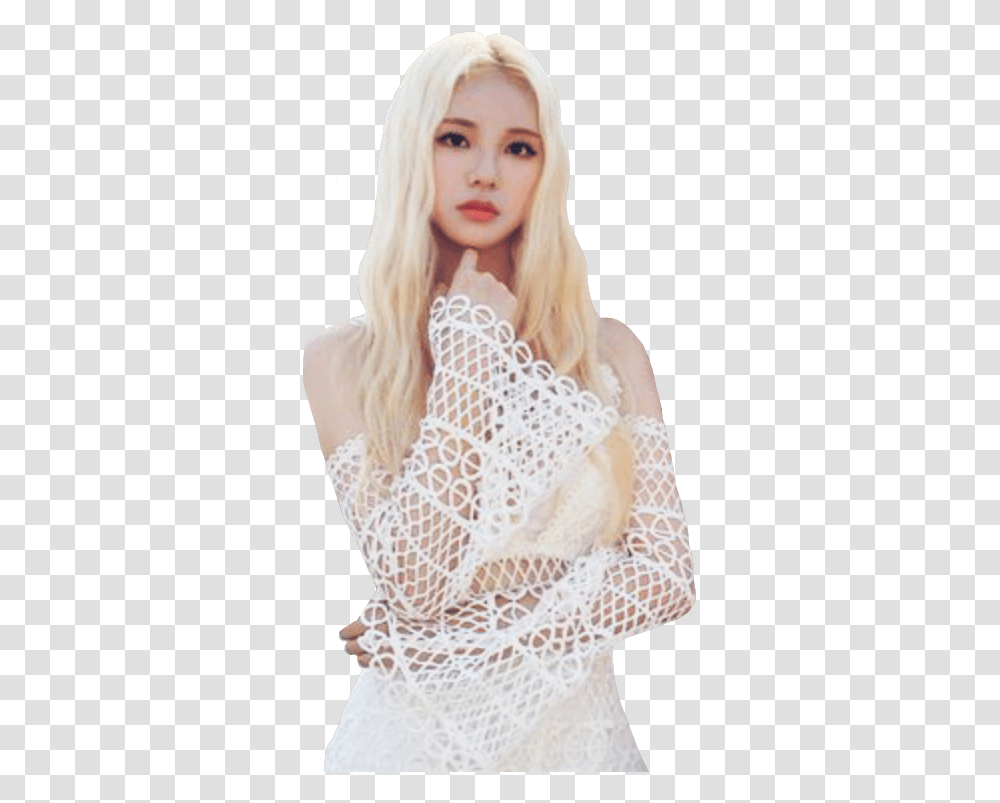 Girl Kpop And Image Loona, Lace, Apparel, Person Transparent Png