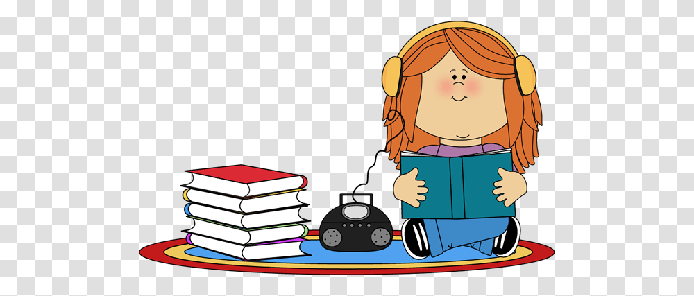 Girl Listening To Book On Cd Player Journals Notebooks And Such, Reading, Washing, Drawing Transparent Png