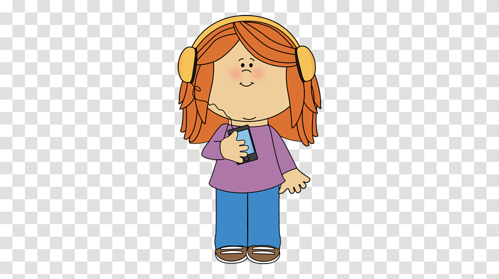 Girl Listening To Ipod Clip Art, Doctor, Nurse, Reading, Drawing Transparent Png