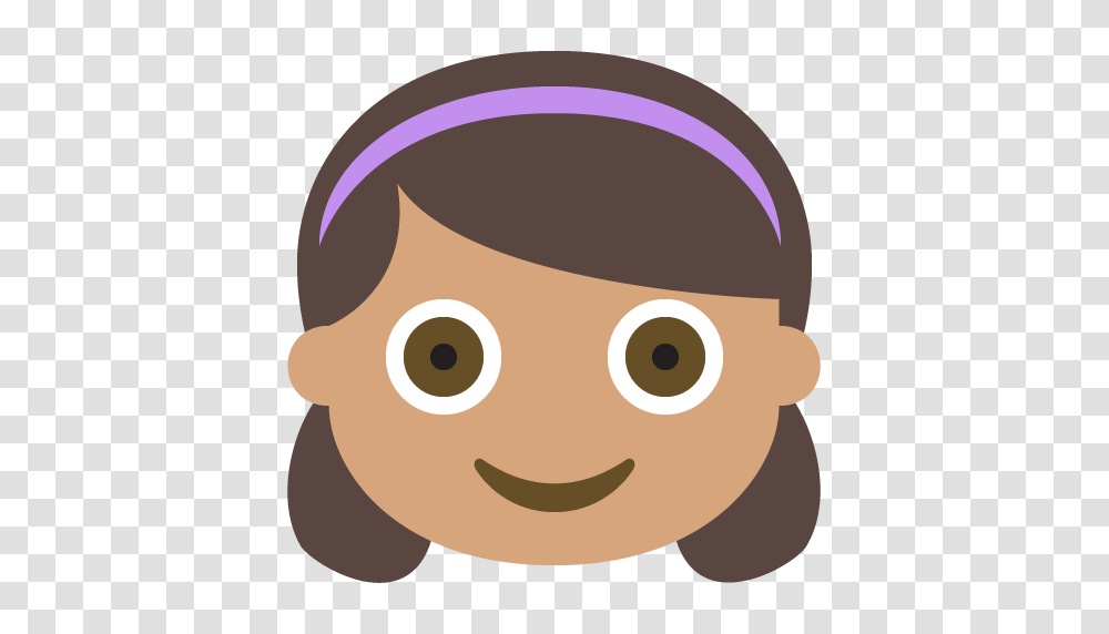 Girl Medium Skin Tone Emoji Emoticon Vector Icon Free Download, Toy, Plush Transparent Png