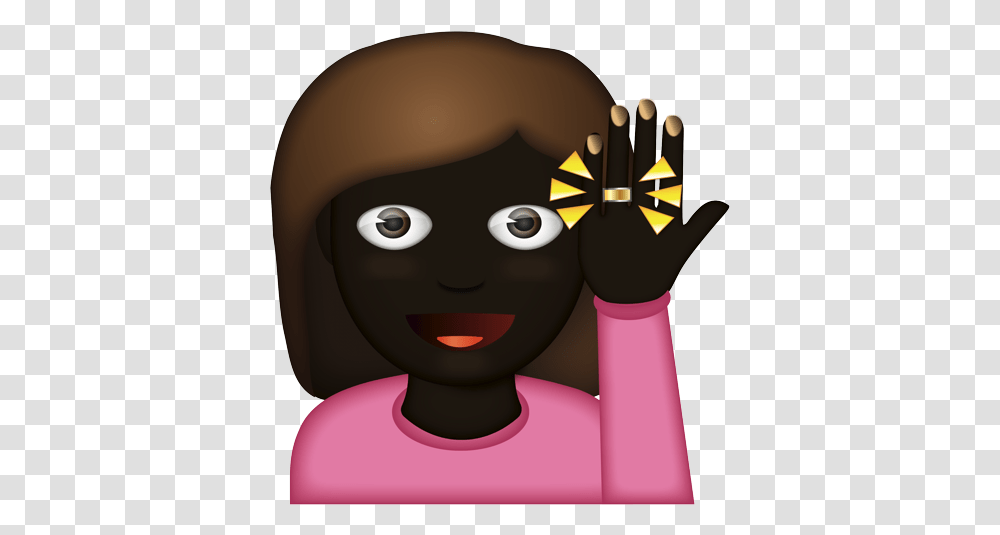 Girl Middle Finger Emoji, Toy, Head, Face, Pillow Transparent Png