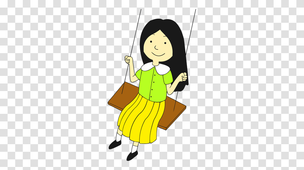 Girl On A Swing, Female, Cleaning, Performer, Photography Transparent Png