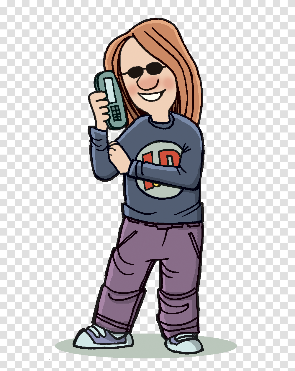 Girl On Cell Phone Clipart Clip Art Images, Person, Human, Sunglasses, Accessories Transparent Png