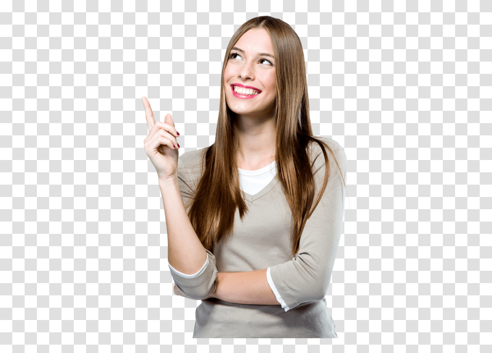 Girl On Presentation, Face, Person, Female, Finger Transparent Png