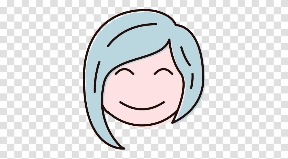 Girl People Face Consumer Free Icon Of Consumers Color Cara De Chica, Head, Text, Label, Drawing Transparent Png