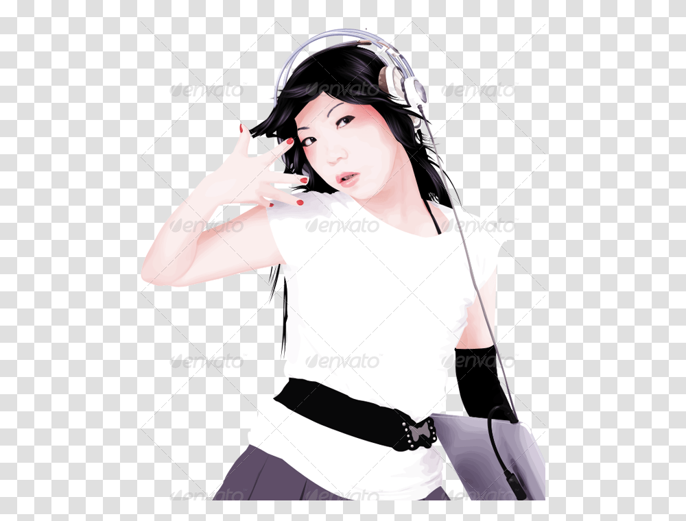 Girl, Person, Female, Portrait Transparent Png