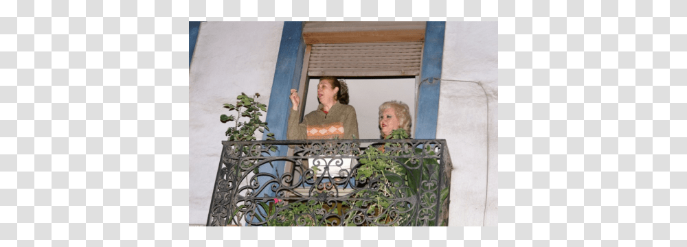 Girl, Person, Human, Balcony, Gate Transparent Png