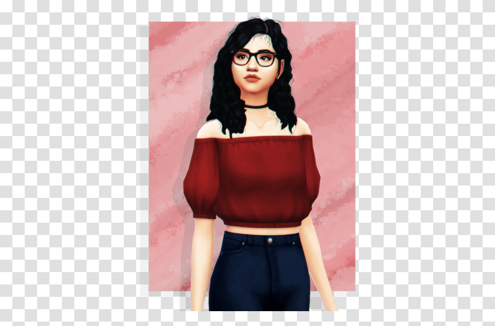 Girl, Person, Human, Glasses Transparent Png