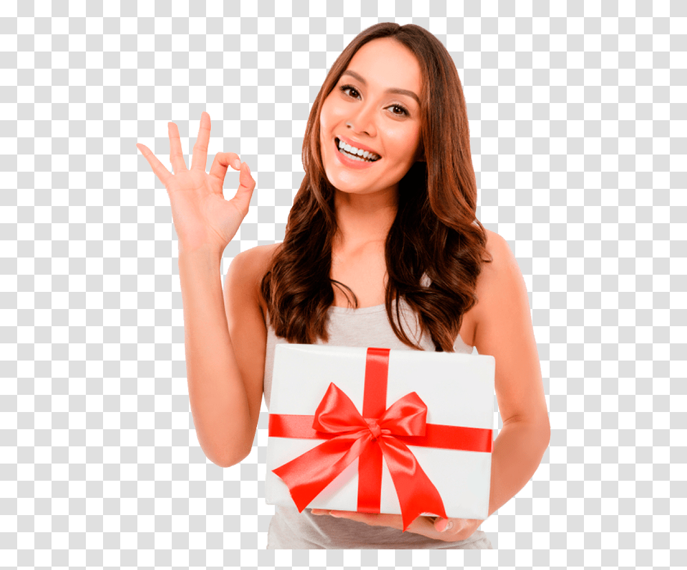 Girl, Person, Human, Female, Gift Transparent Png