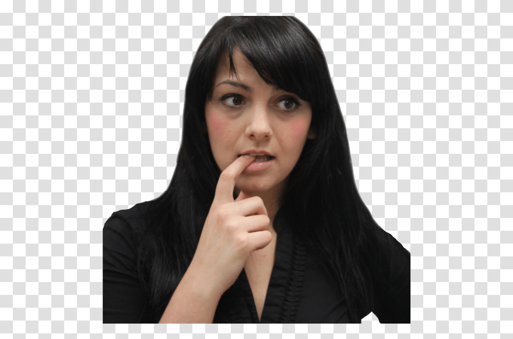 Girl, Person, Human, Finger Transparent Png