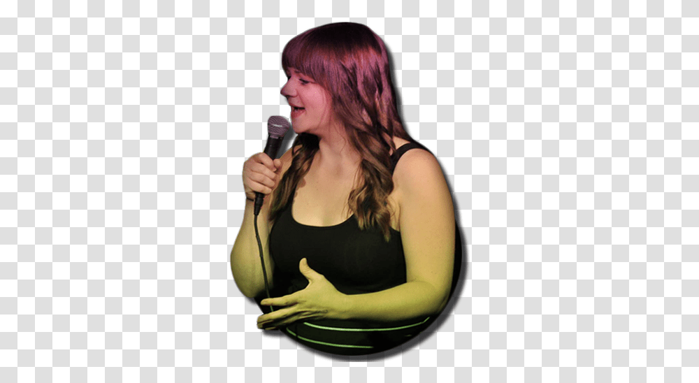 Girl, Person, Human, Microphone, Electrical Device Transparent Png