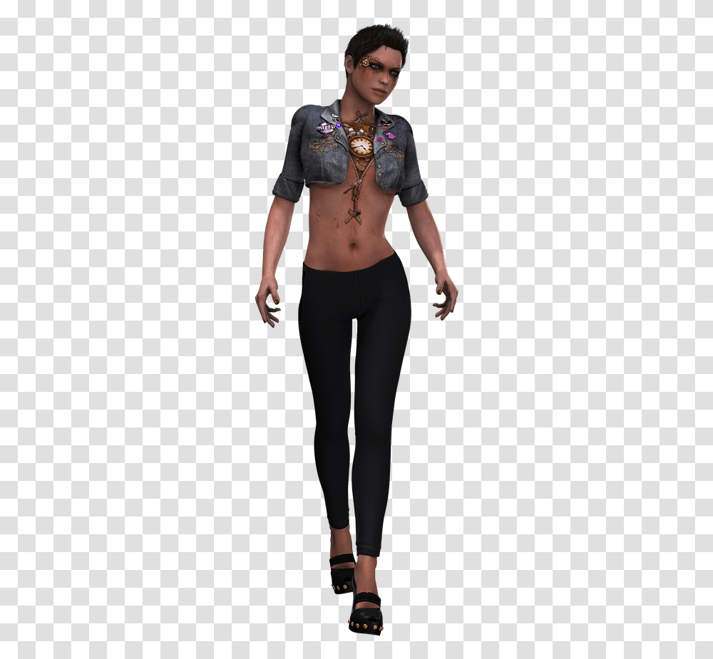 Girl, Person, Pants, Skin Transparent Png