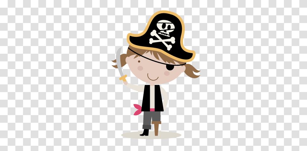 Girl Pirate Cutting For Scrapbooking Pirate, Person, Human, Hat Transparent Png
