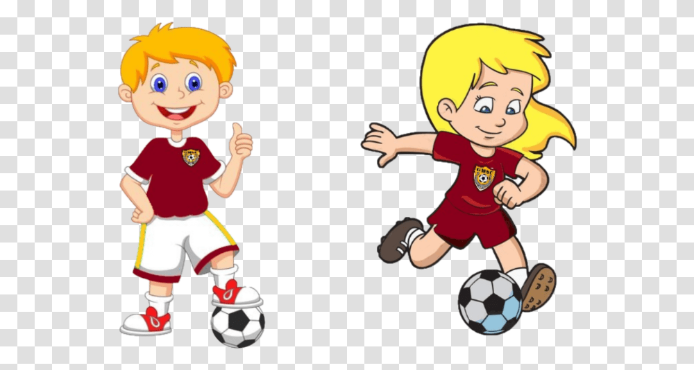 Girl Play Soccer Clipart, Person, Soccer Ball, Football, Team Sport Transparent Png