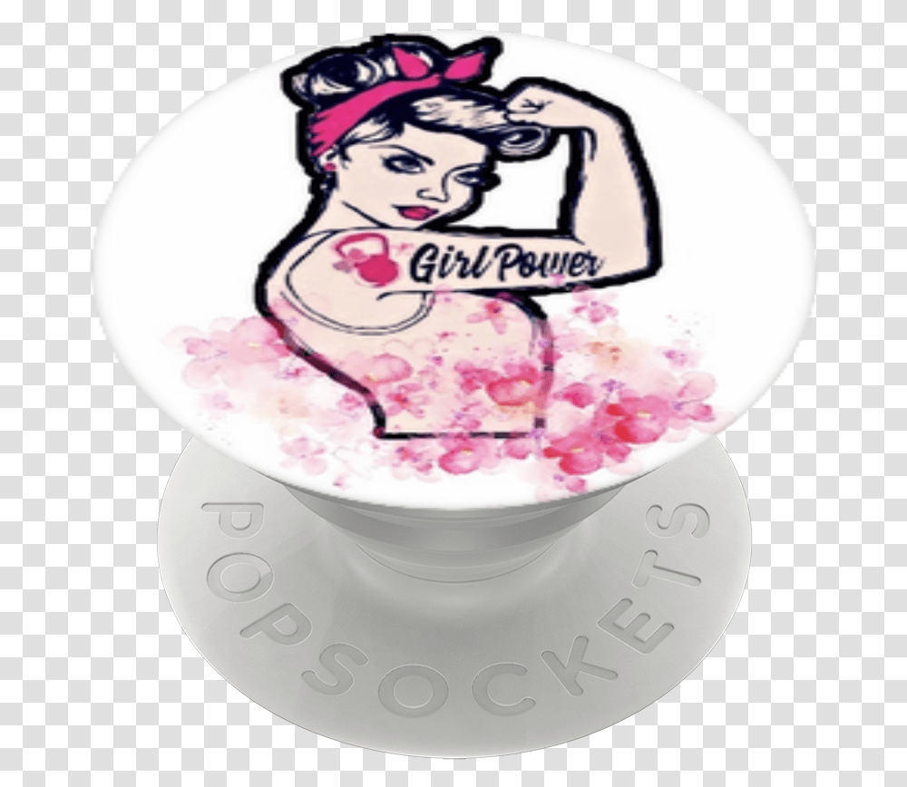 Girl Power Cartoon, Birthday Cake, Dessert, Food, Porcelain Transparent Png