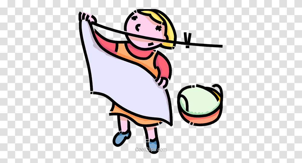 Girl Putting Clothes On The Clothes Line Royalty Free Vector Clip, Outdoors, Water, Head Transparent Png