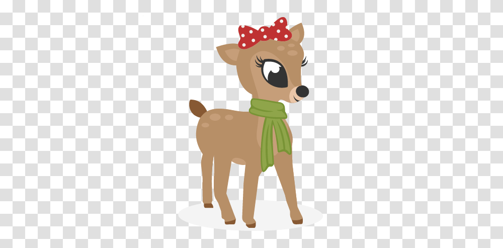 Girl Reindeer Clipart 1 Station Cute Christmas Reindeer Clipart, Toy, Mammal, Animal Transparent Png