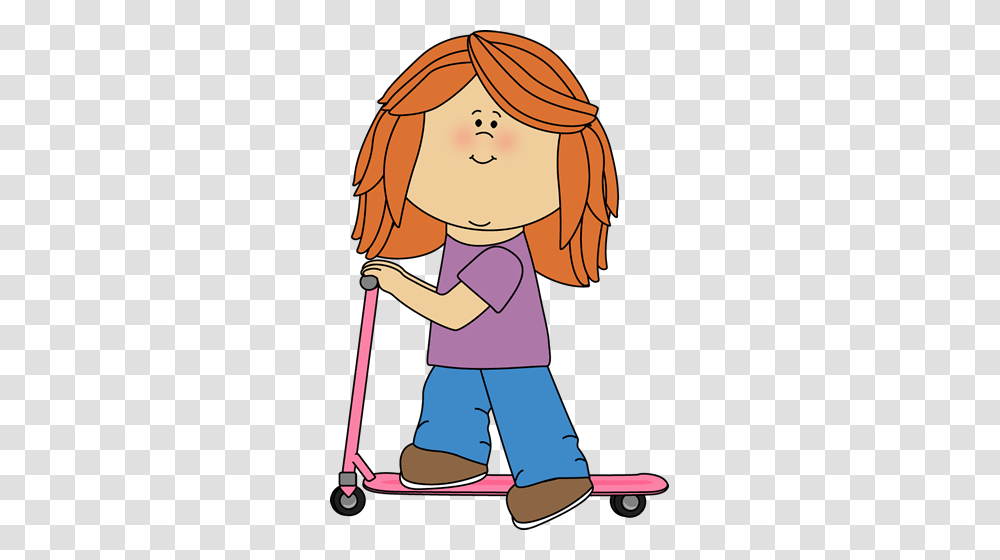 Girl Riding A Scooter Graphics Art Girl Clip, Person, Human, Cleaning, Female Transparent Png