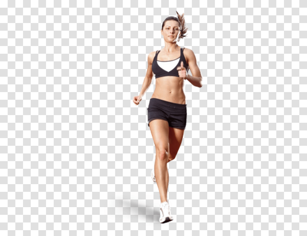 Girl Running Background, Shorts, Person, Female Transparent Png