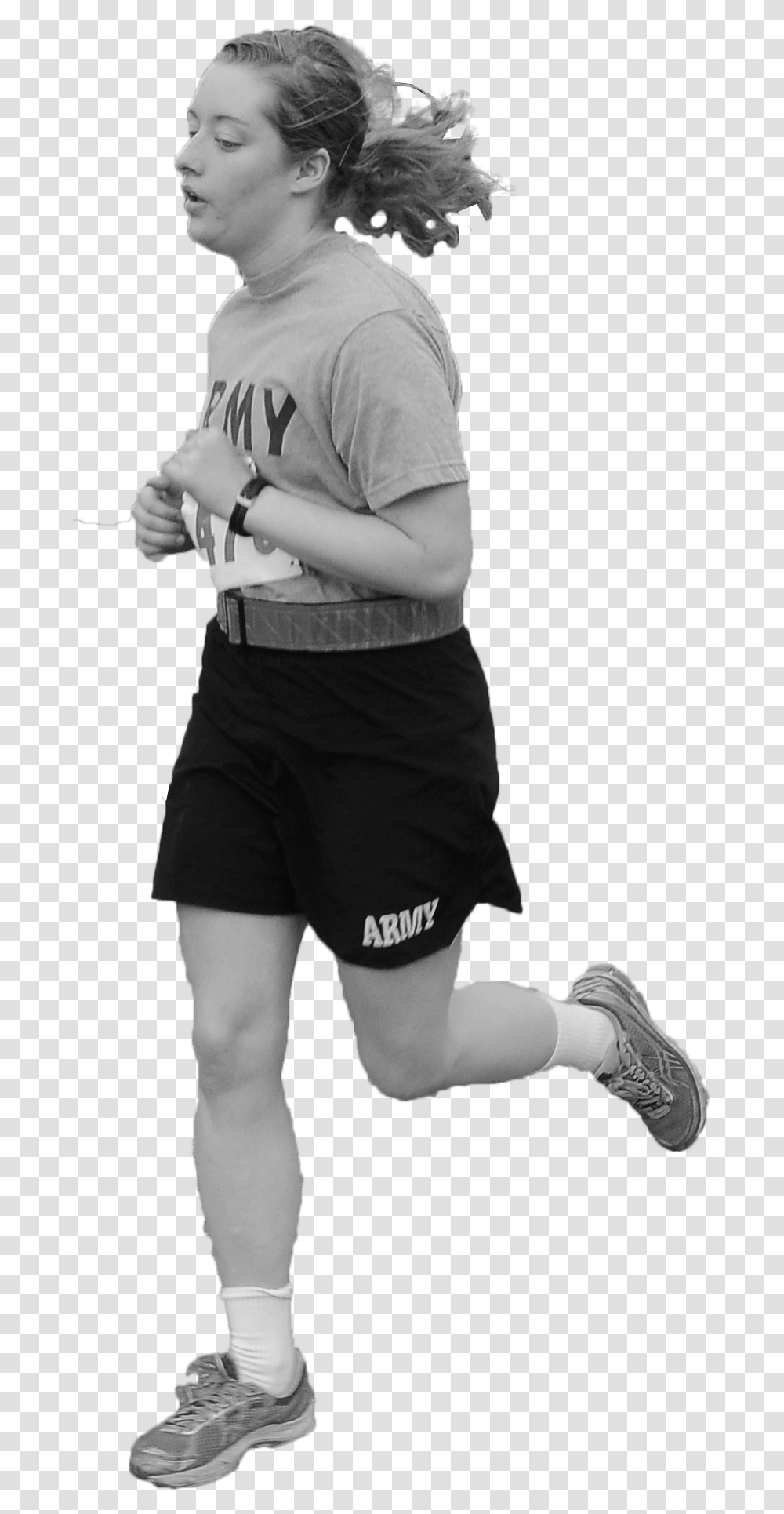 Girl Running Girl Runningbw Portable Network Graphics, Shorts, Apparel, Person Transparent Png