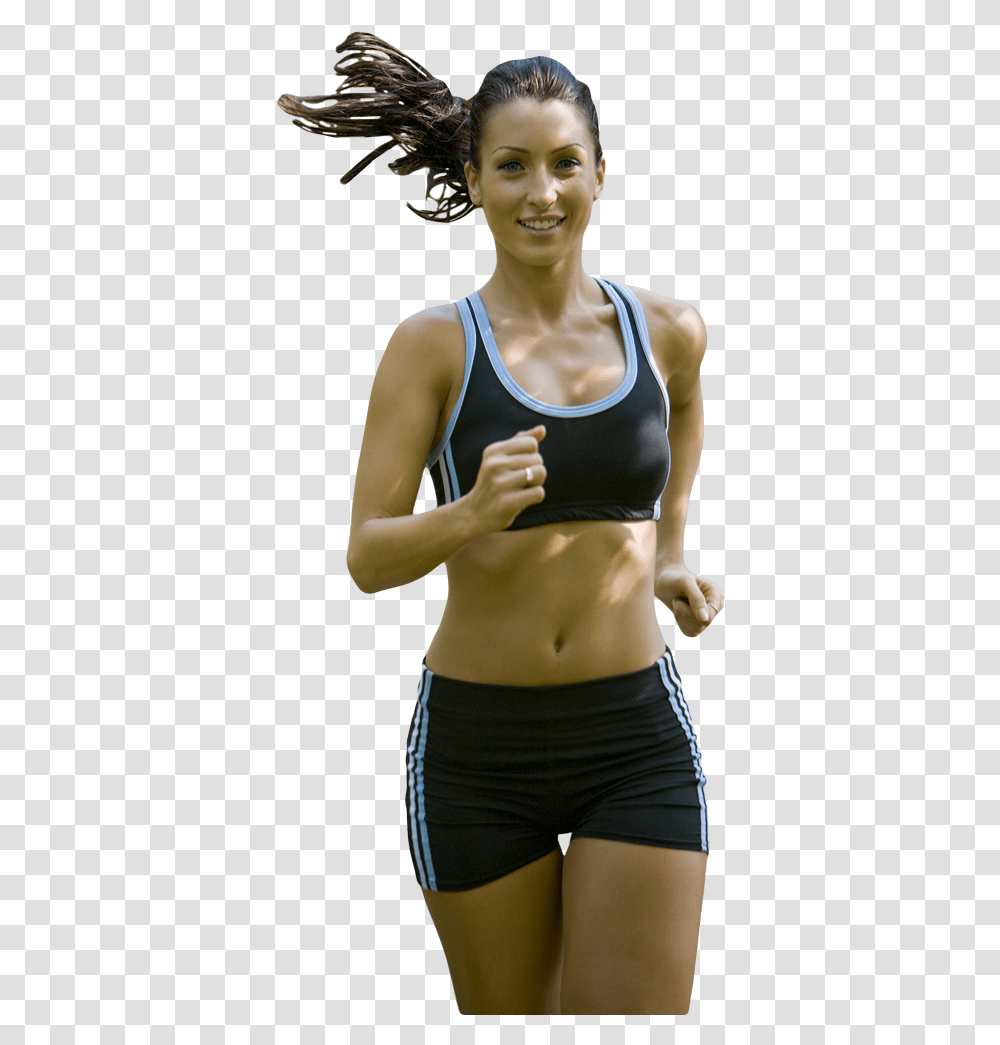 Girl Running Runner Girl, Person, Undershirt, Sport Transparent Png