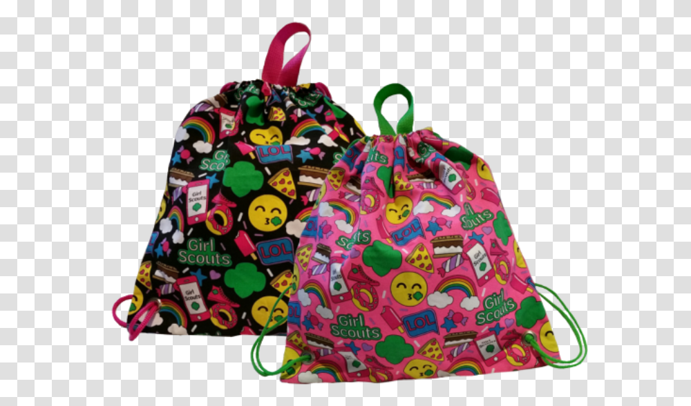 Girl Scout Emote Drawstring Bag Shoulder Bag, Backpack, Sack, Purse, Handbag Transparent Png