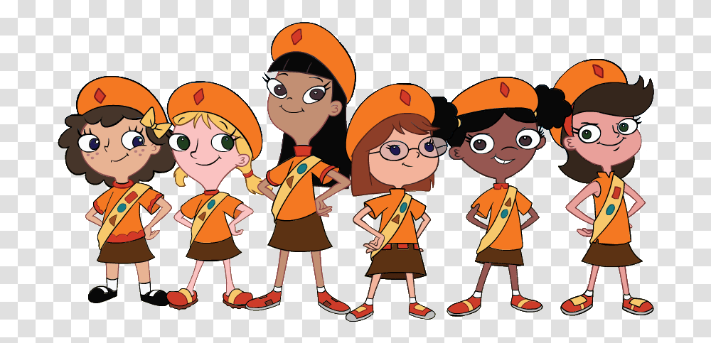 Girl Scouts Cartoon, People, Person, Human, Family Transparent Png