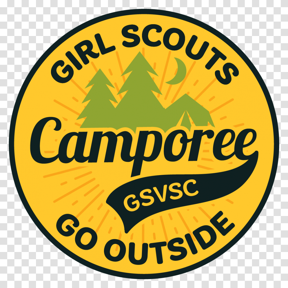 Girl Scouts Go Outside Camporee Patch Take Label, Logo, Trademark Transparent Png