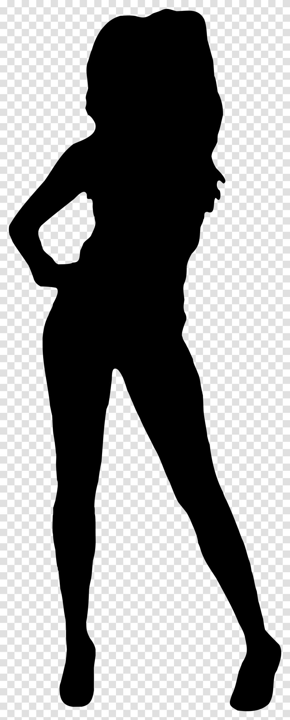 Girl Shadow No Background Clipart Download Anime Boy Silhouette, Gray, World Of Warcraft Transparent Png