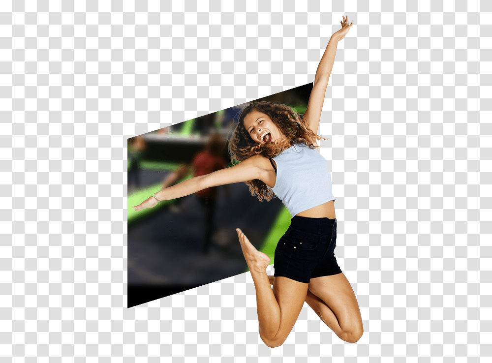 Girl, Shorts, Person, Dance Pose Transparent Png