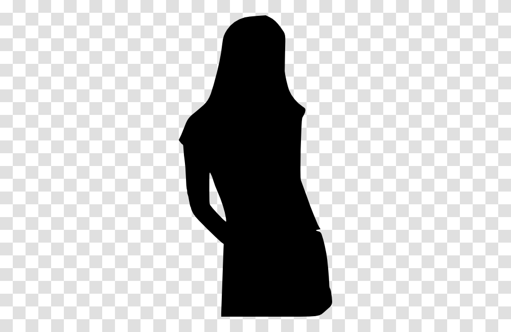 Girl Silhouette Clip Art Free Vector, Apparel, Hoodie, Sweatshirt Transparent Png