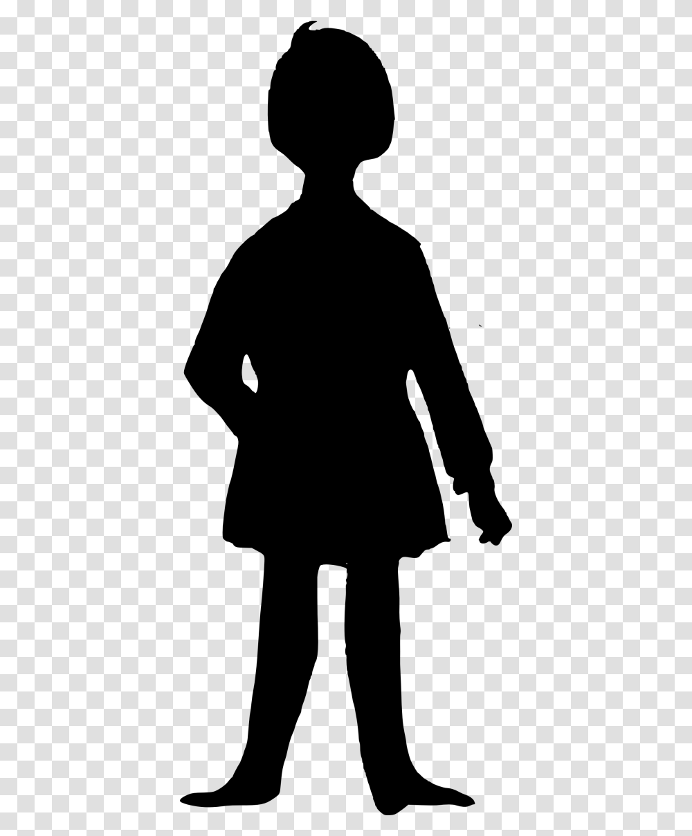 Girl Silhouette, Sleeve, Apparel, Long Sleeve Transparent Png
