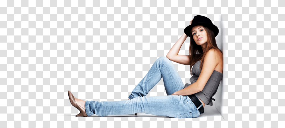 Girl Sitting Background, Person, Female, Pants Transparent Png