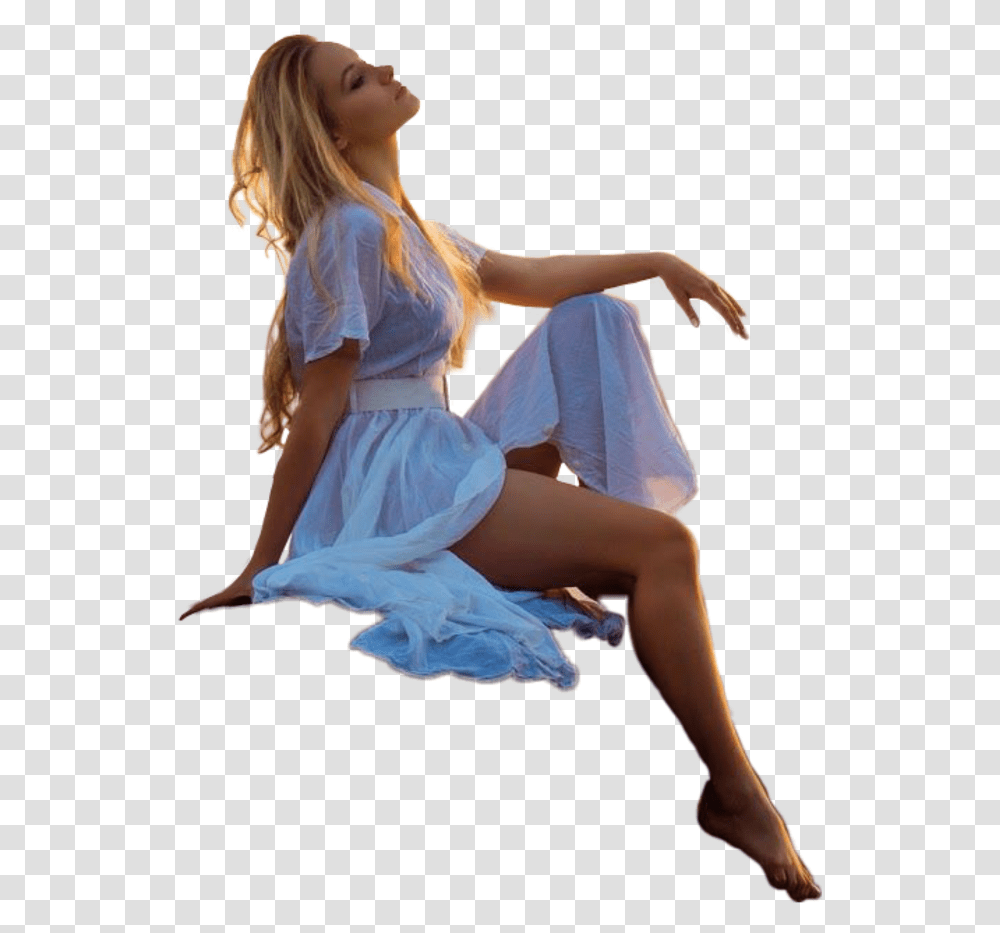 Girl Sitting, Dance Pose, Leisure Activities, Person, Human Transparent Png