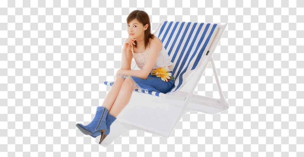 Girl Sitting In Chair, Person, Furniture, Shoe Transparent Png