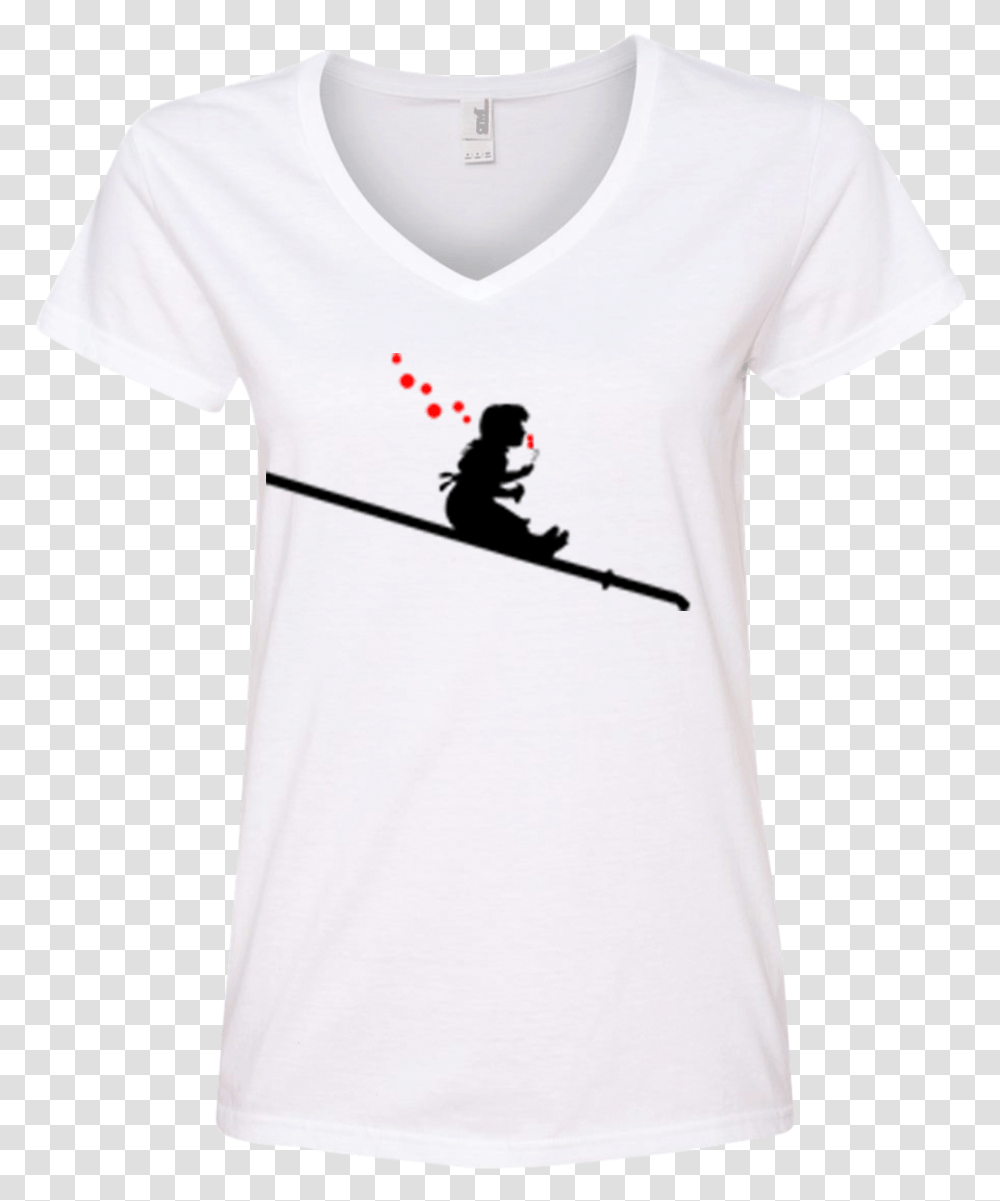 Girl Sliding Down The Drain Blowing Bubbles Ladies Banksy Girl Blowing Bubbles, Apparel, T-Shirt, Person Transparent Png