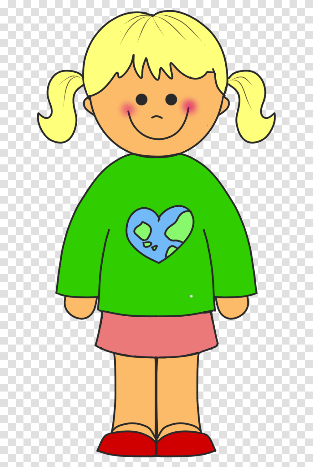 Girl Standing Clipart Clipartxtras Clip Art Of Girl, Apparel, Female, Rubber Eraser Transparent Png