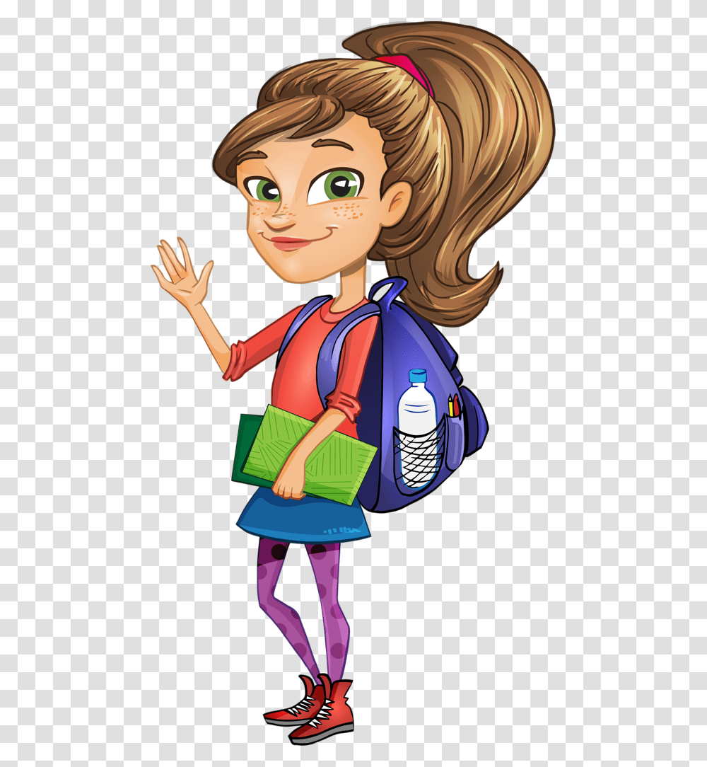 Girl Student Clipart Female Student Clip Art, Person, Human, Nurse, Cleaning Transparent Png
