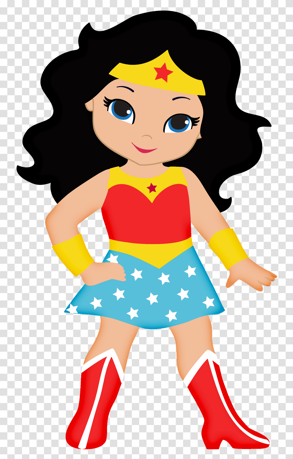 Girl Superhero Cliparts, Person, Human, Female, Kid Transparent Png