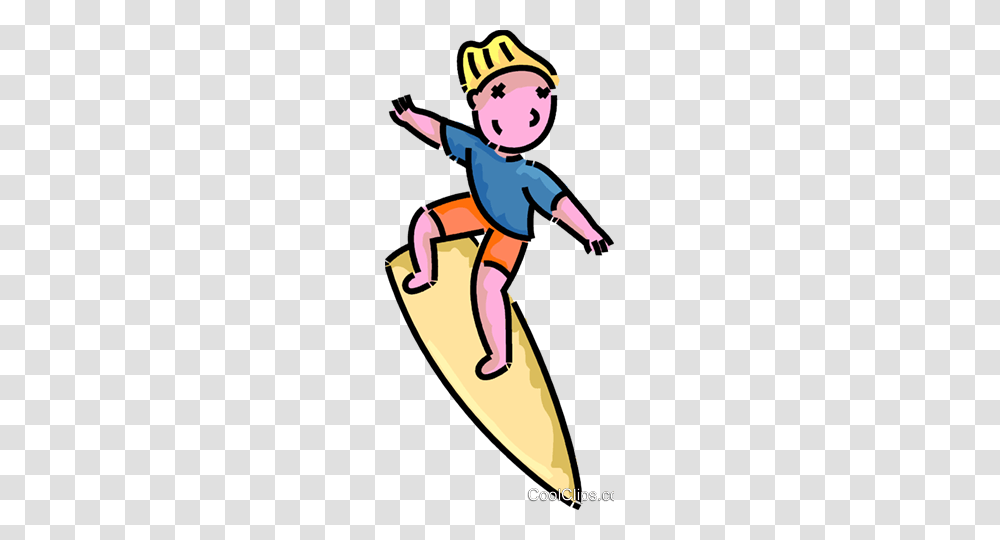 Girl Surfing Royalty Free Vector Clip Art Illustration, Bungee, Rope, Water, Leisure Activities Transparent Png