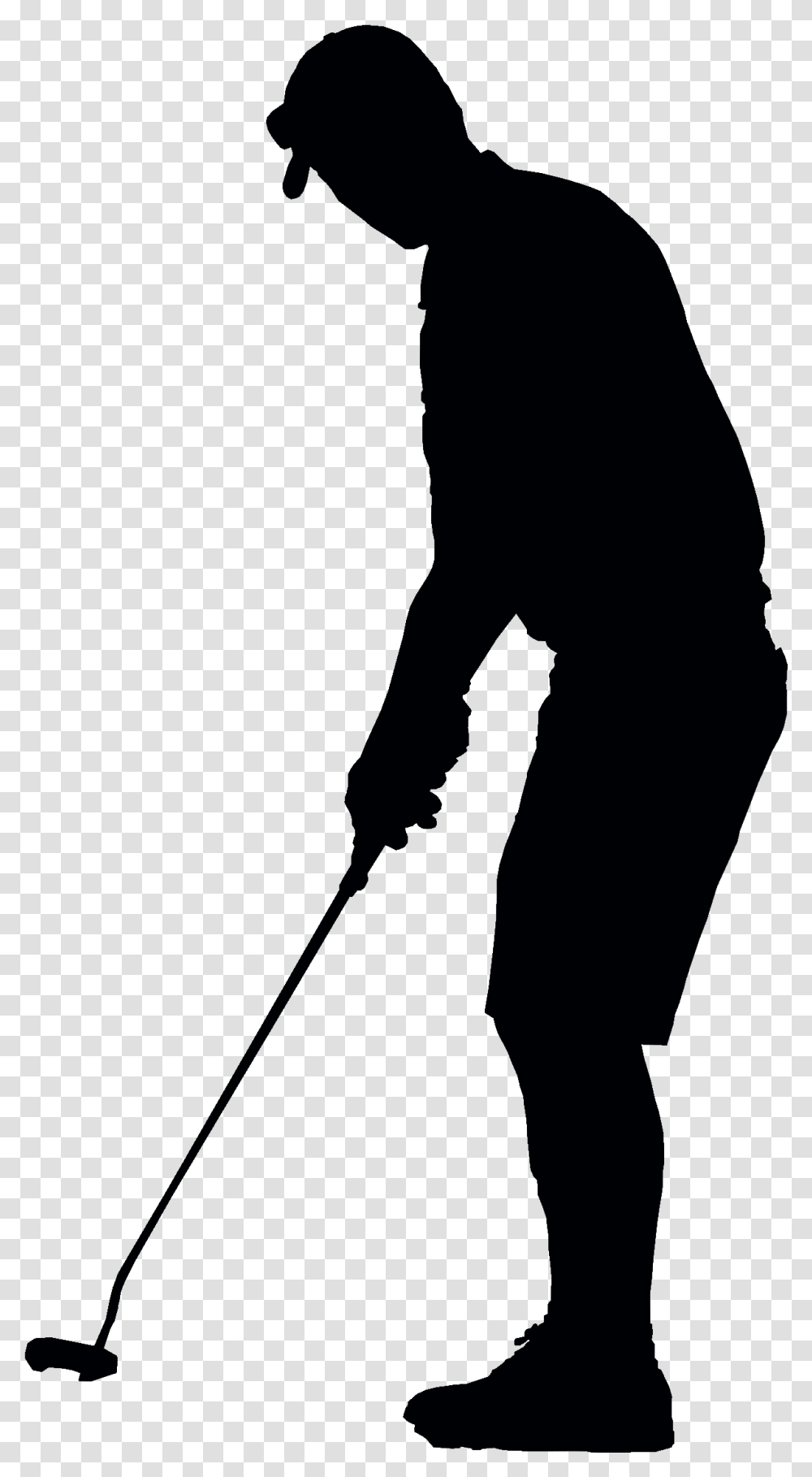 Girl Swinging Jpg Mini Golf Silhouette, Person, People, Photography, Sport Transparent Png