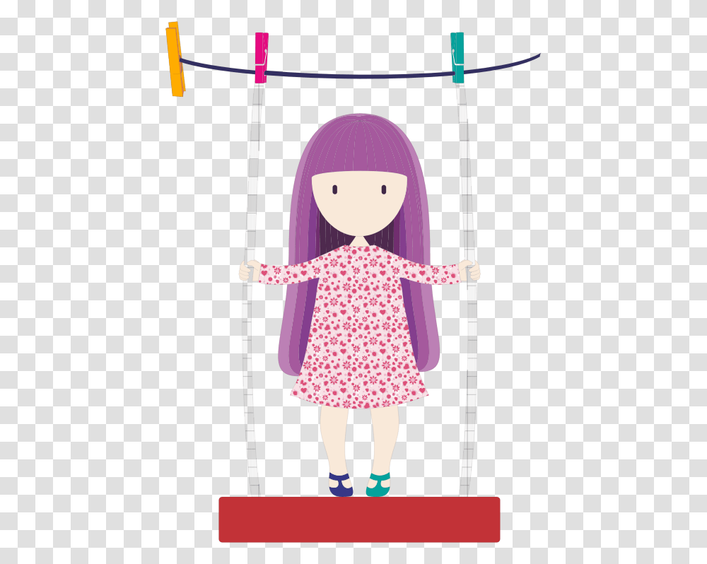 Girl Swinging On Clothesline Portable Network Graphics, Person, Female, Leisure Activities Transparent Png