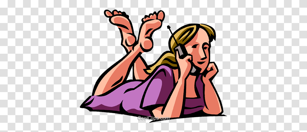Girl Talking Lying Down Talking On The Phone, Photography, Photographer, Video Gaming Transparent Png