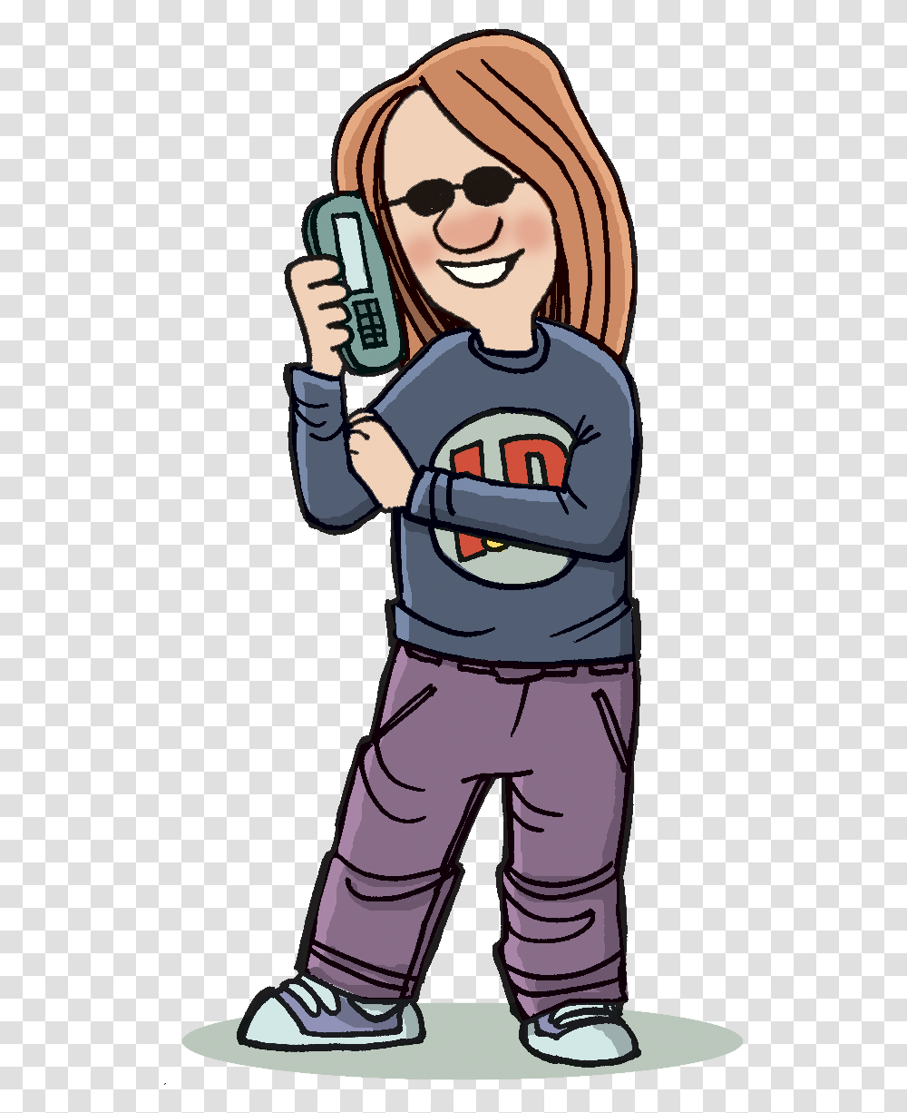 Girl Talking On The Phone Clipart Talking On A Cell Phone Clipart, Sunglasses, Person, Book, Worker Transparent Png