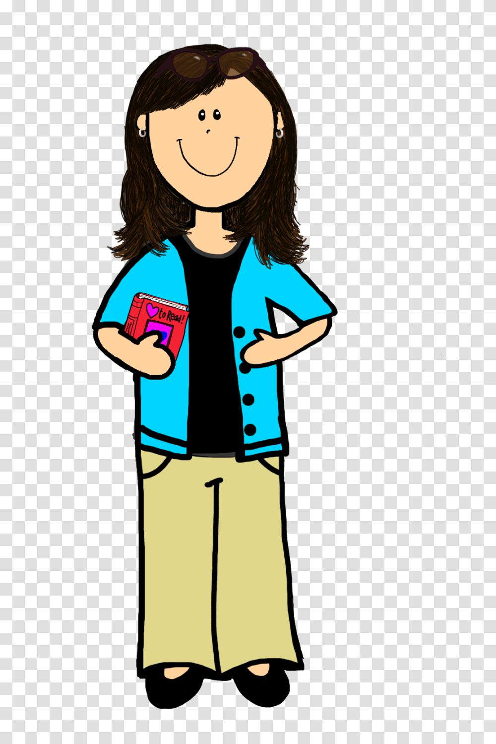 Girl Teaching Cliparts, Person, Female, Sleeve Transparent Png