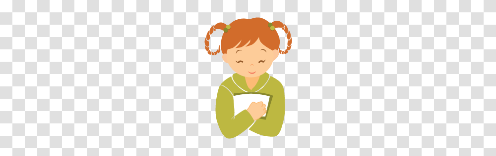 Girl Thinking Icon, Person, Human, Baby, Reading Transparent Png